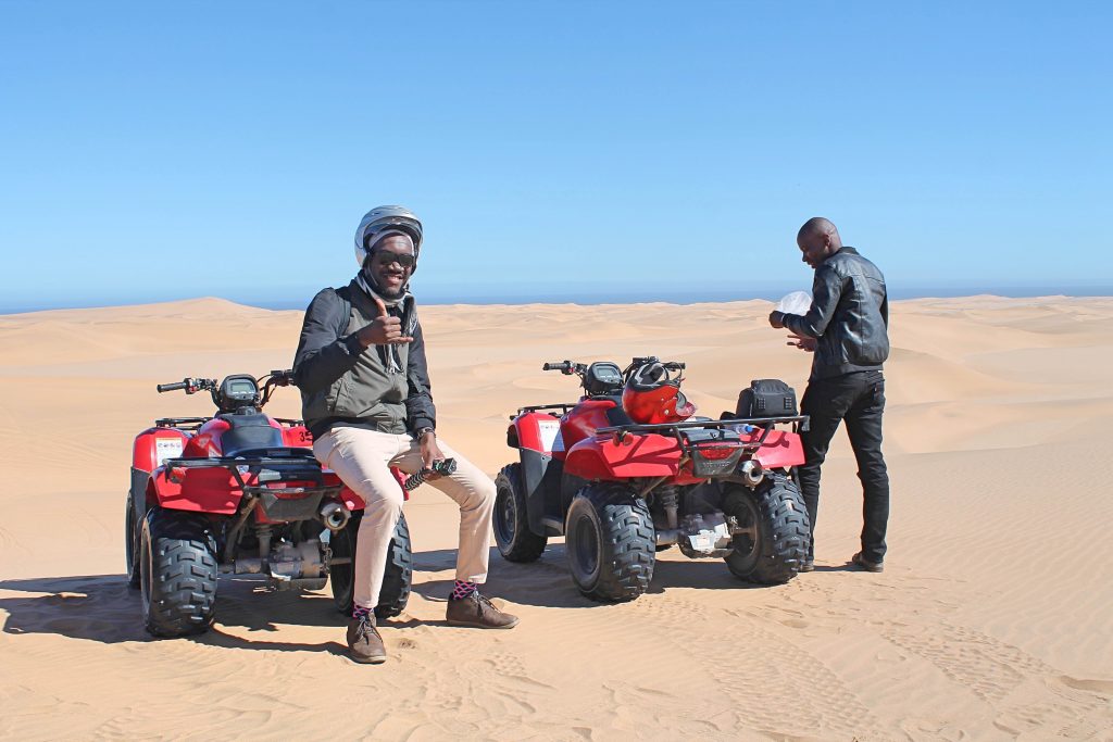 Quad biking in the Namib Desert, Swakopmund